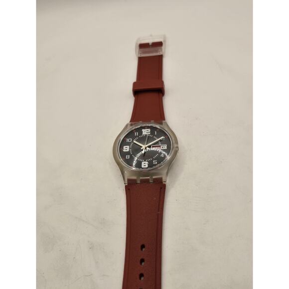 Swatch Jelly In Jelly Ruby Touch Watch SUJK701. New Battery. - Picture 6 of 7